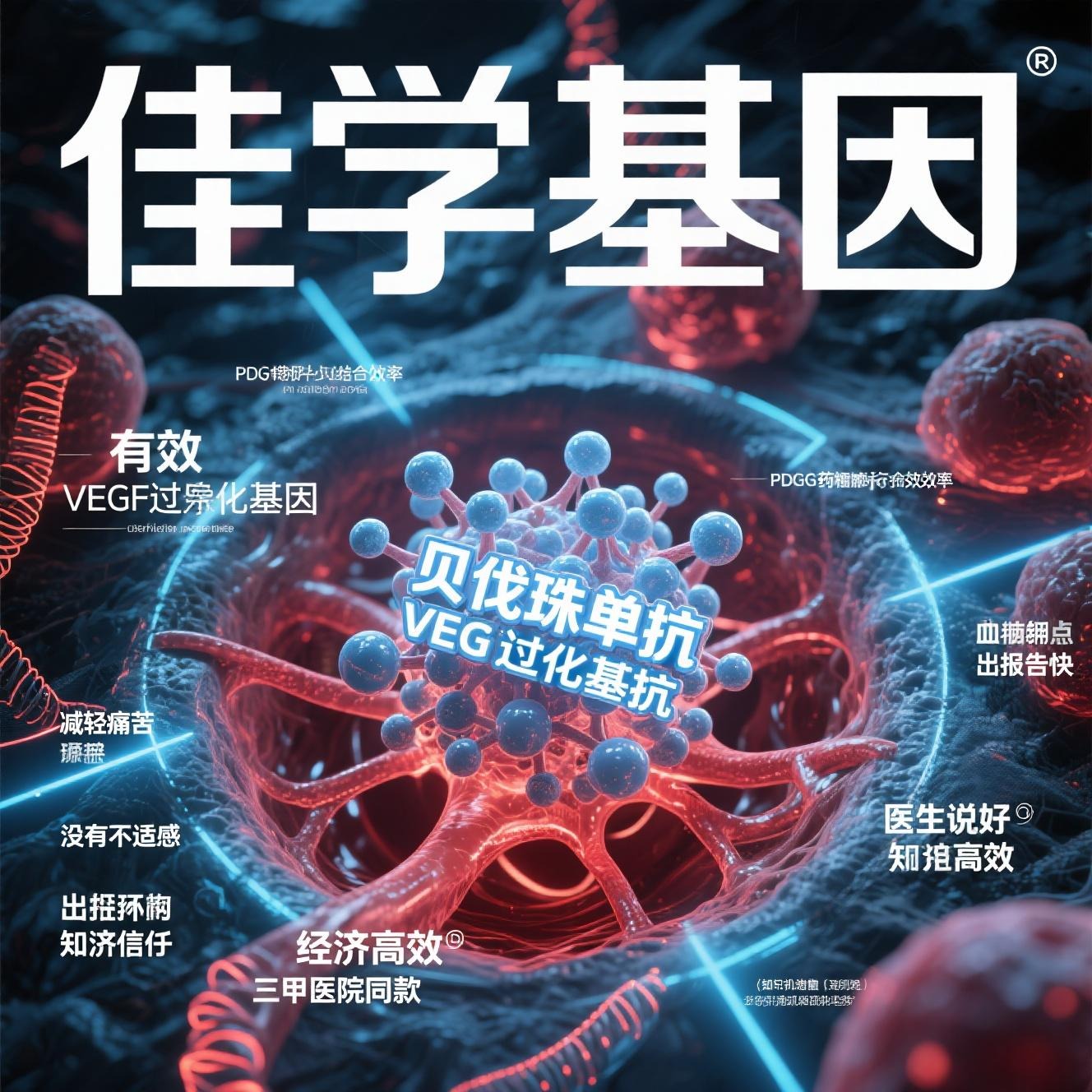 <b>【贝斯特全球奢华基因检测】从“断血”到精准治疗：贝伐珠单抗（Avastin）靶向药物基因</b>